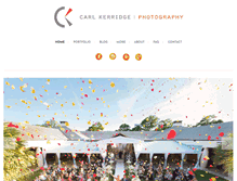Tablet Screenshot of carlkerridgephotography.com